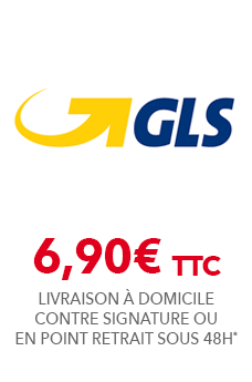 Livraison à domicile GLS à 6,90€ TTC
